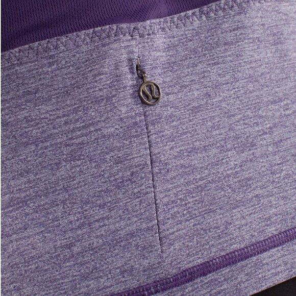 Lululemon sz 8 - Chataranga Tank in Concord Grape (Purple) - Luxtreme Cross Back - Picture 9 of 9